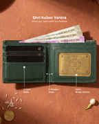 Dhan Vridhhi Wallet - Shri Kuber Yantra ke Saath | Premium Quality