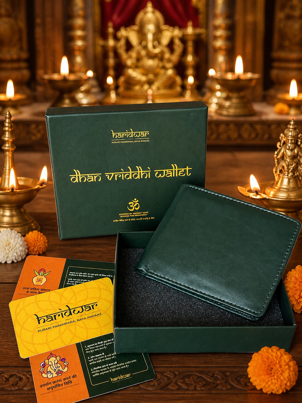 Dhan Vridhhi Wallet - Shri Kuber Yantra ke Saath | Premium Quality